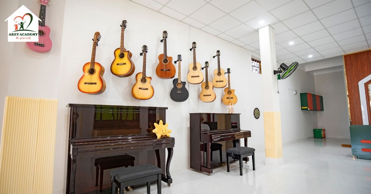 KHAI TRƯƠNG AKEY ACADEMY – CHI NHÁNH BÀ RỊA Khu học nhạc cụ