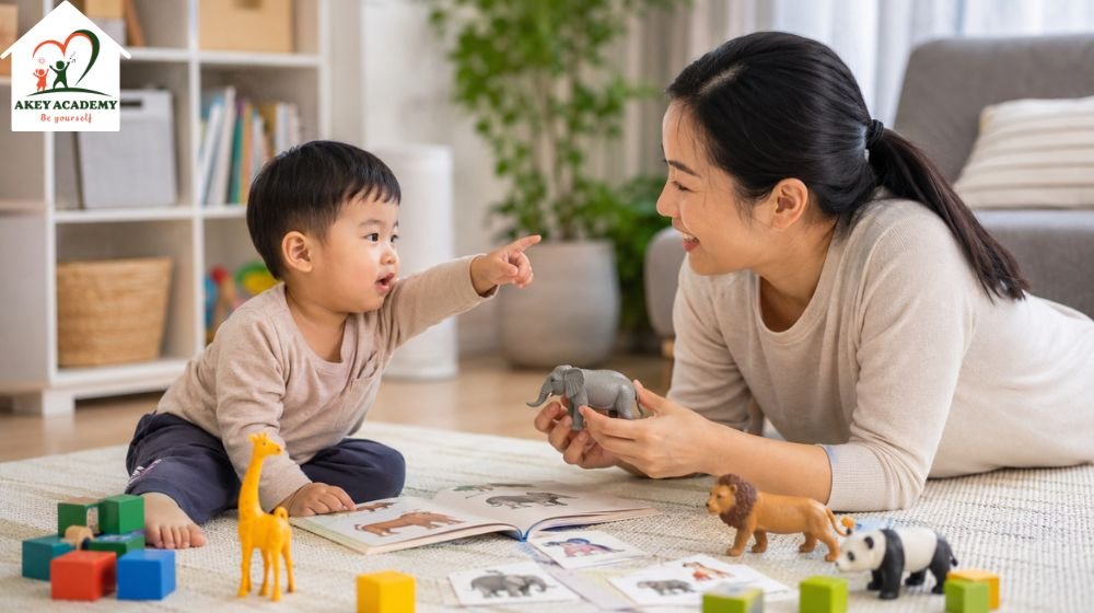 Cha mẹ hỗ trợ trẻ khó khăn về ngôn ngữ qua trò chơi tại nhà