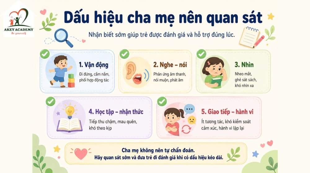 Dấu hiệu trẻ có nhu cầu đặc biệt cha mẹ nên quan sát