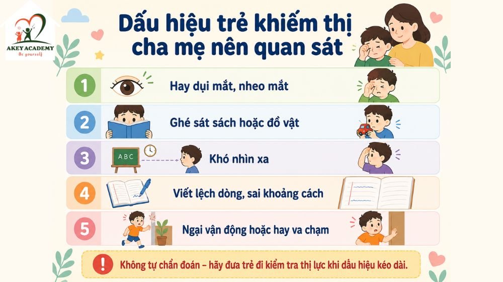 Dấu hiệu trẻ khiếm thị cha mẹ nên quan sát