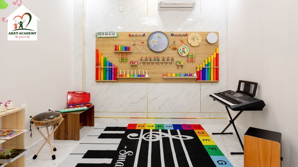 Phòng âm nhạc trị liệu tại AKey Academy