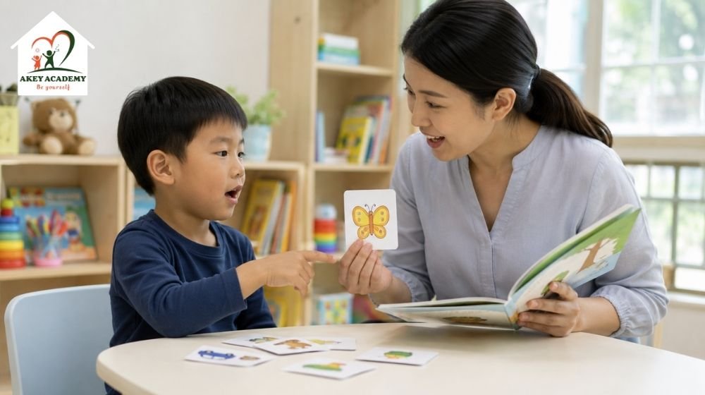 Trẻ khó khăn về ngôn ngữ được hỗ trợ giao tiếp bằng thẻ hình