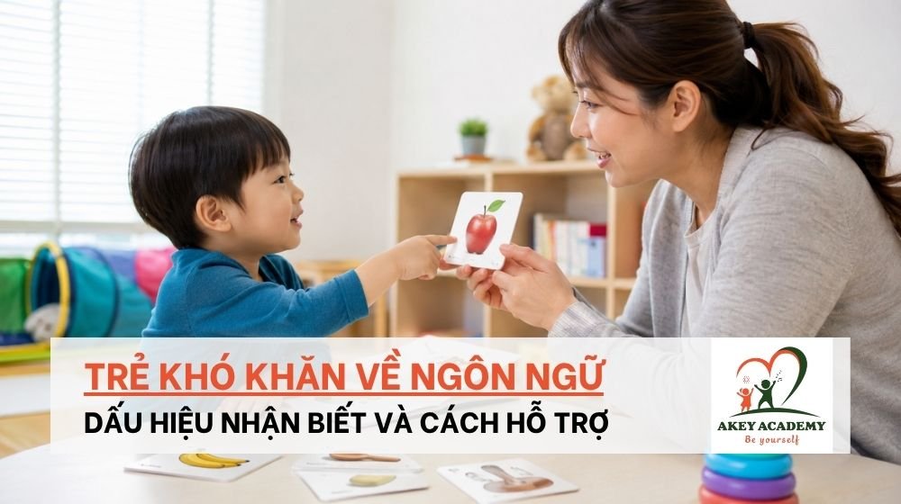Trẻ khó khăn về ngôn ngữ