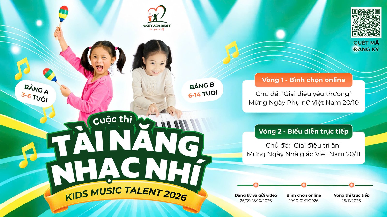 Cuộc thi Tài Năng Nhạc Nhí (Kids Music Talent) 2026