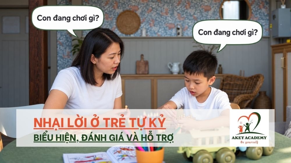 nhại lời ở trẻ tự kỷ
